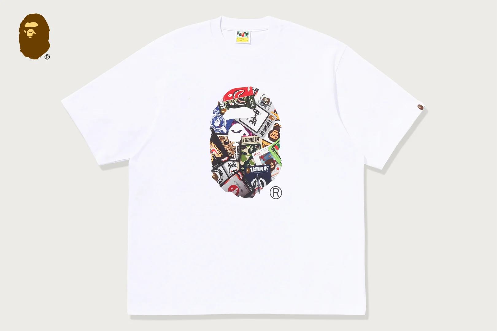 BAPE® COLLECTIBLE CARD APE HEAD TEE