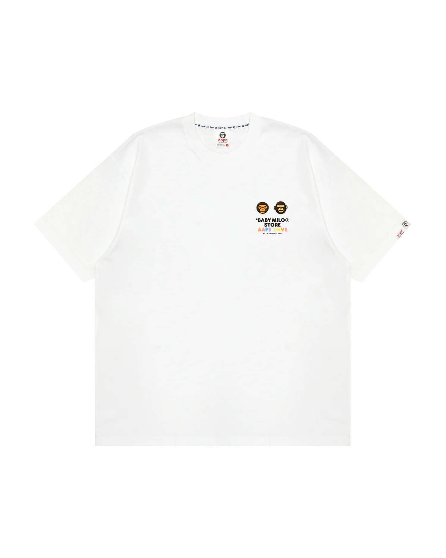 AAPE x Baby Milo 聯名款刺繡印花短袖T恤