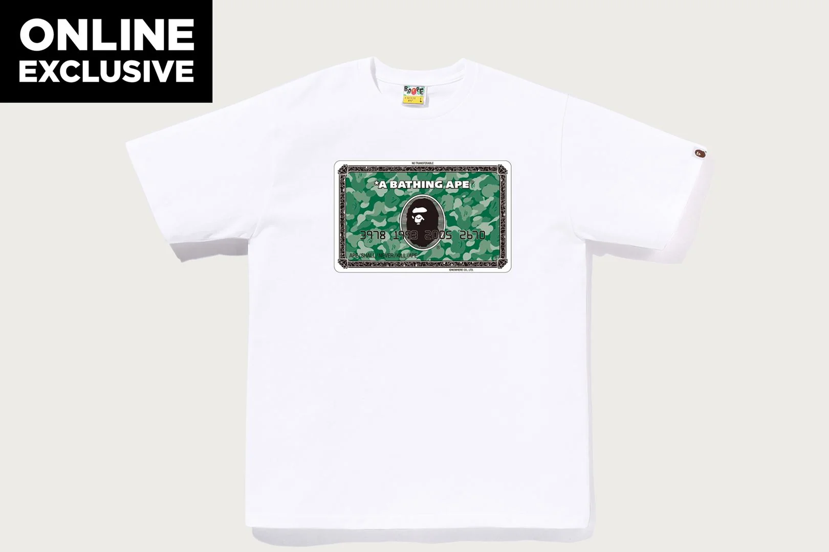 BAPE CARD TEE BAPEC
